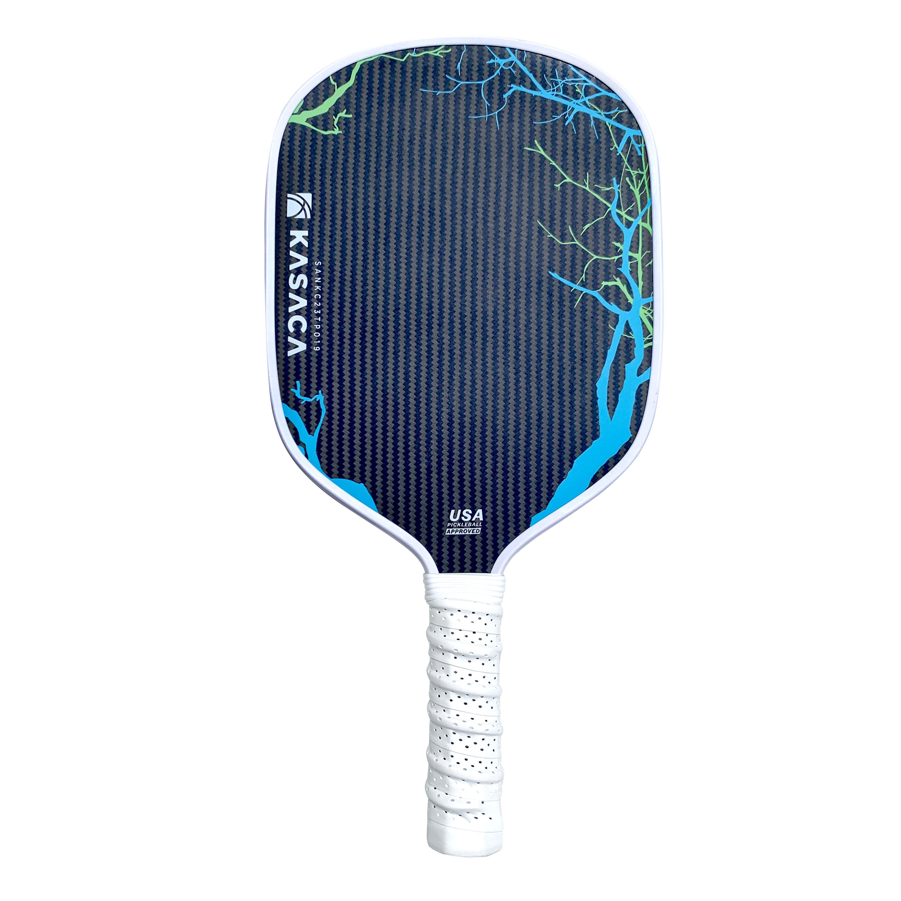 KASACA Kevlar & Carbon Fibre 14mm with Edge Guard - Forest Design + Paddle Cover