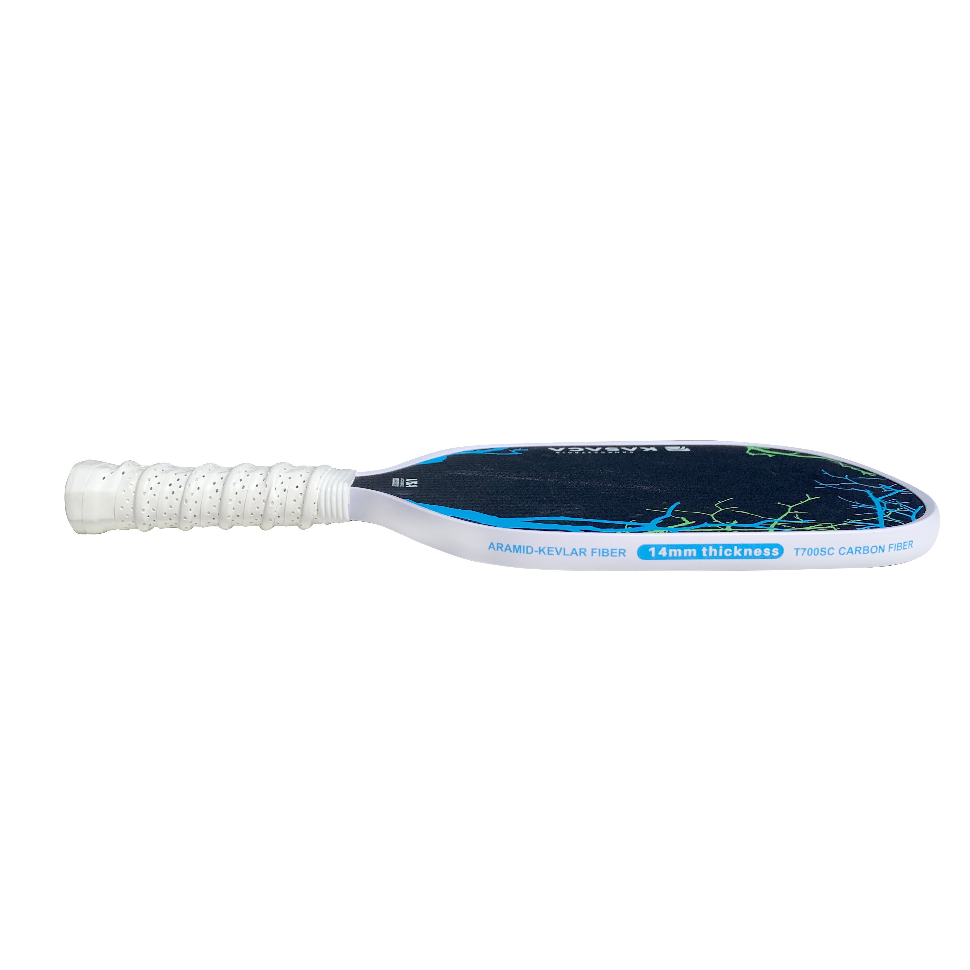 KASACA Kevlar & Carbon Fibre 14mm with Edge Guard - Forest Design + Paddle Cover