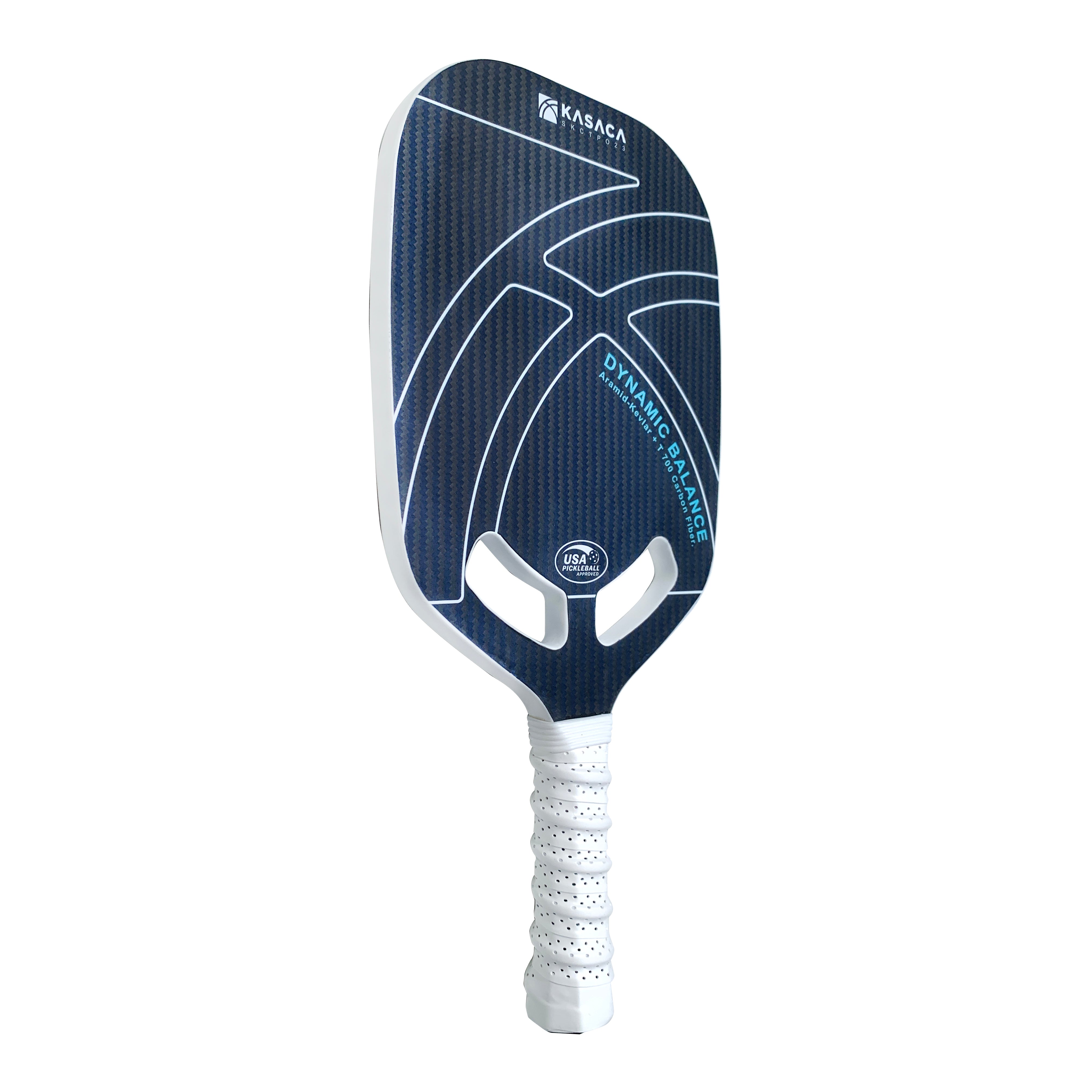 KASACA Kevlar & Carbon Fibre 16mm Edgeless Open Throat Pickleball Paddle + Paddle Cover