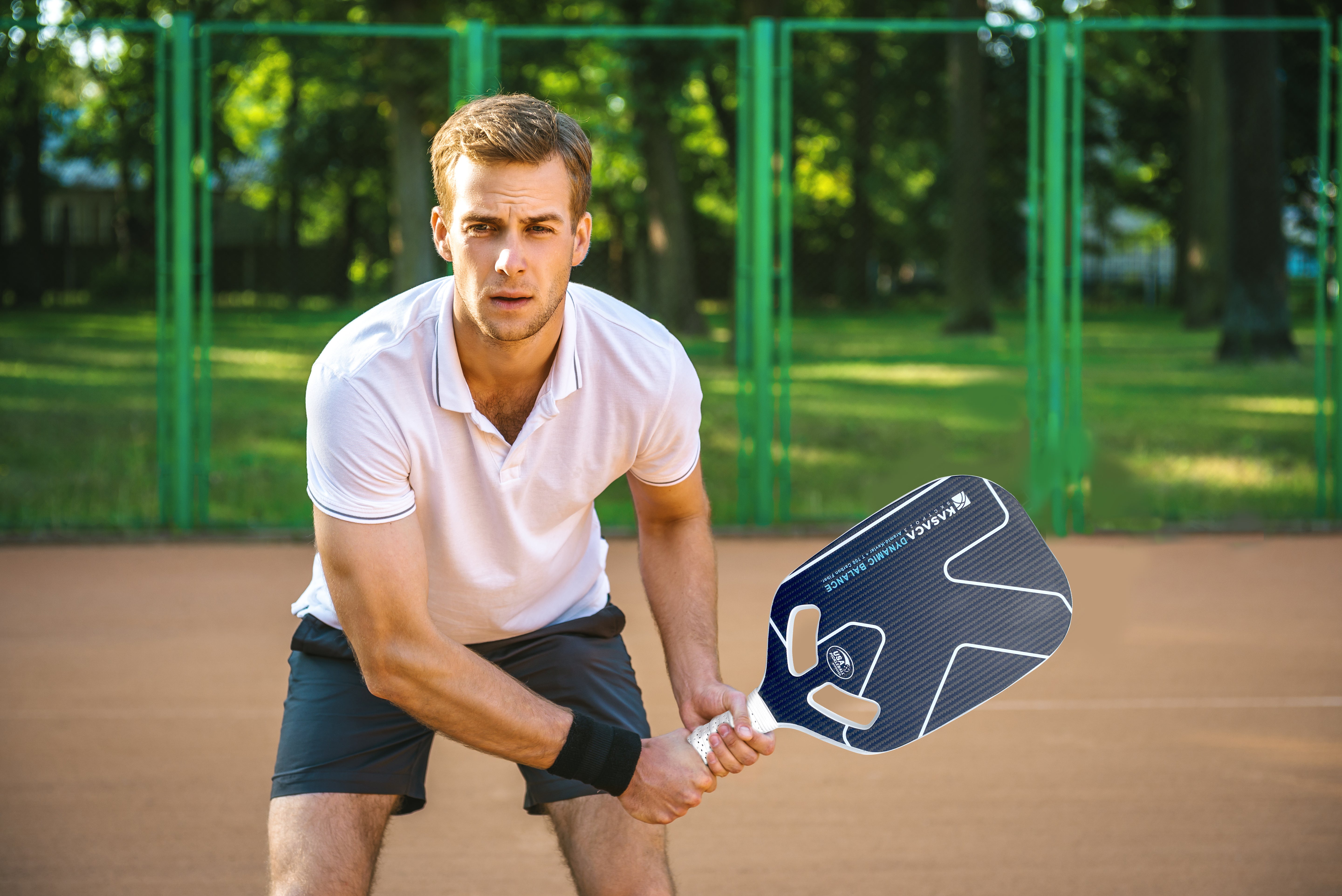 KASACA Kevlar & Carbon Fibre 20mm Edgeless Open Throat Pickleball Paddle + Paddle Cover
