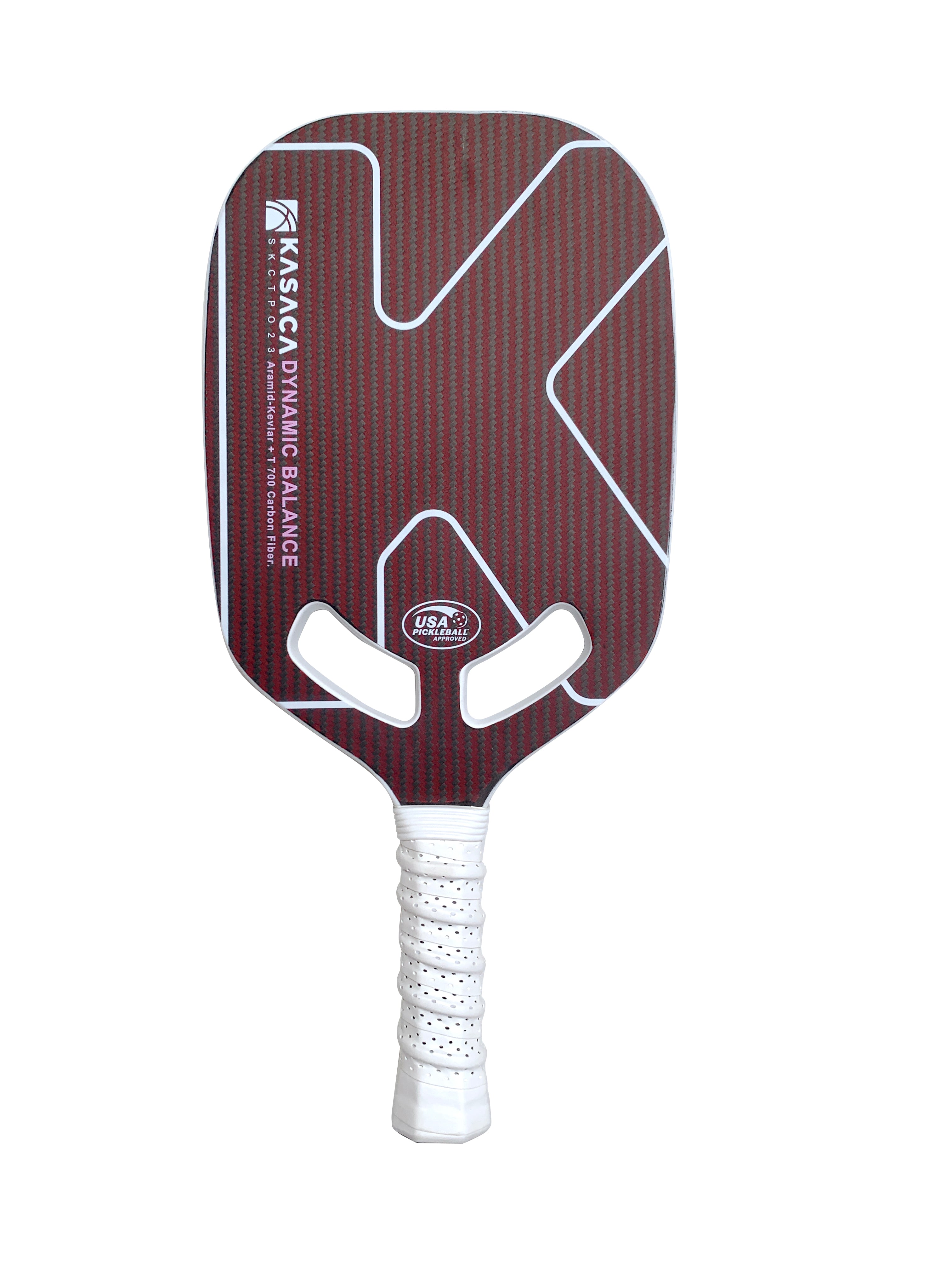 KASACA Kevlar & Carbon Fibre 20mm Edgeless Open Throat Pickleball Paddle + Paddle Cover
