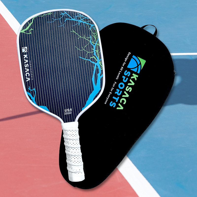 KASACA Kevlar & Carbon Fibre 14mm with Edge Guard - Forest Design + Paddle Cover