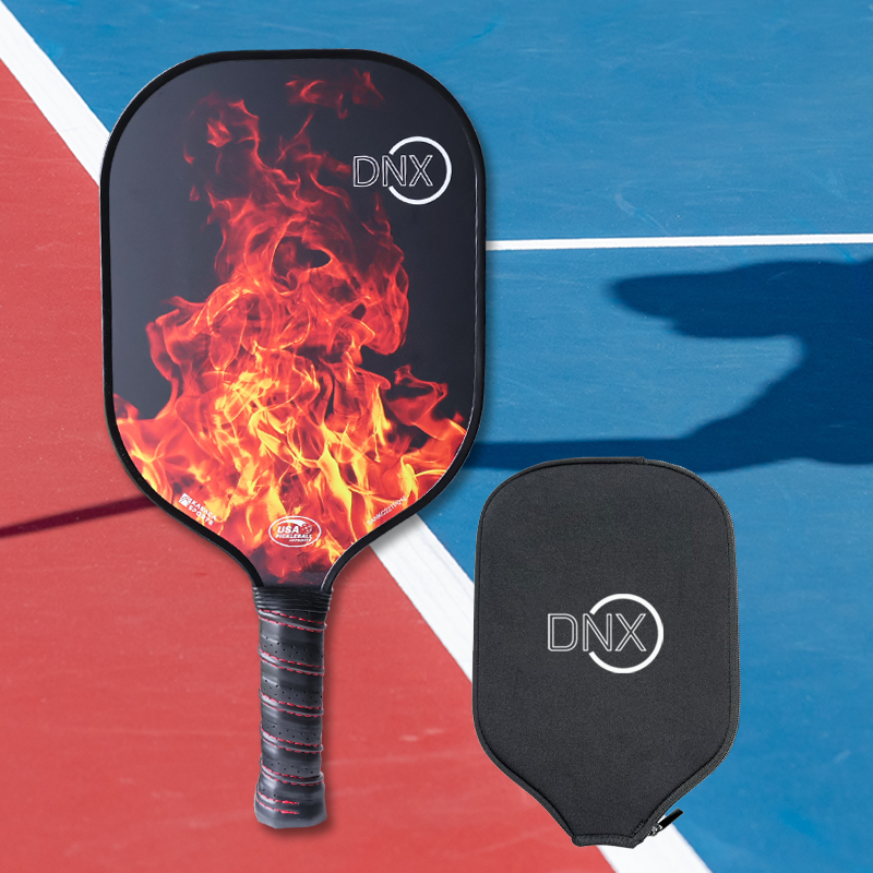 DNX Blaze Carbon Fibre T700 Pickleball Paddle with Edge Guard and Paddle Cover - USAPA Approved