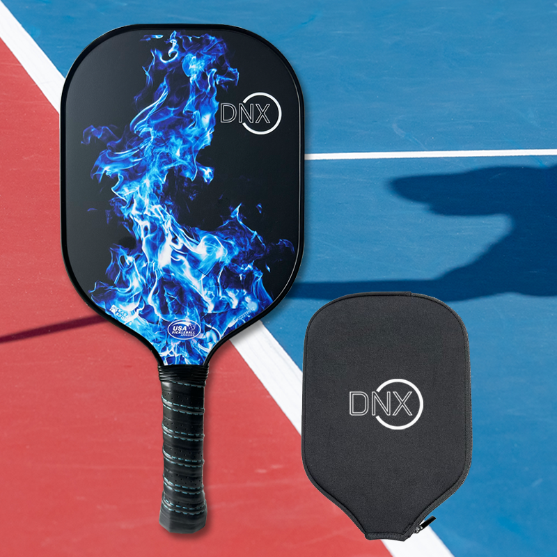 DNX Frost T700 Carbon Fibre Pickleball Paddle with Edge Guard and Paddle Cover - USAPA Approved