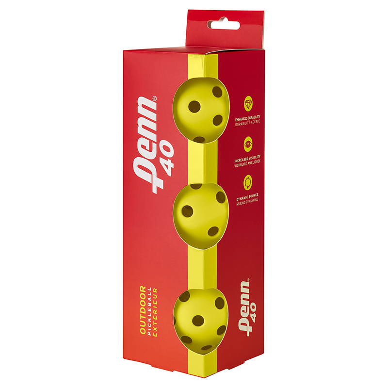 HEAD Penn 40 Outdoor Pickleball Balls 3 Pack